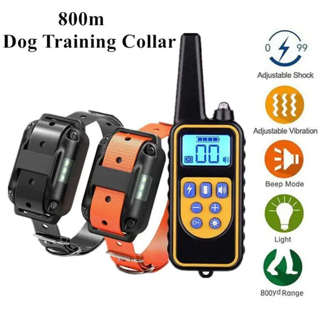 Dog Training Collar USB Rechargeable Ultrasonic Anti-Barking Dog Vibration Waterproof Collar