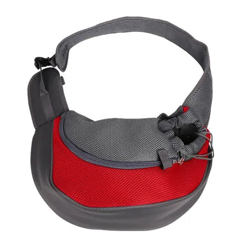 Pet Dog Sling Carrier, Breathable Mesh Portable Travel Pet Sling Shoulder Bag