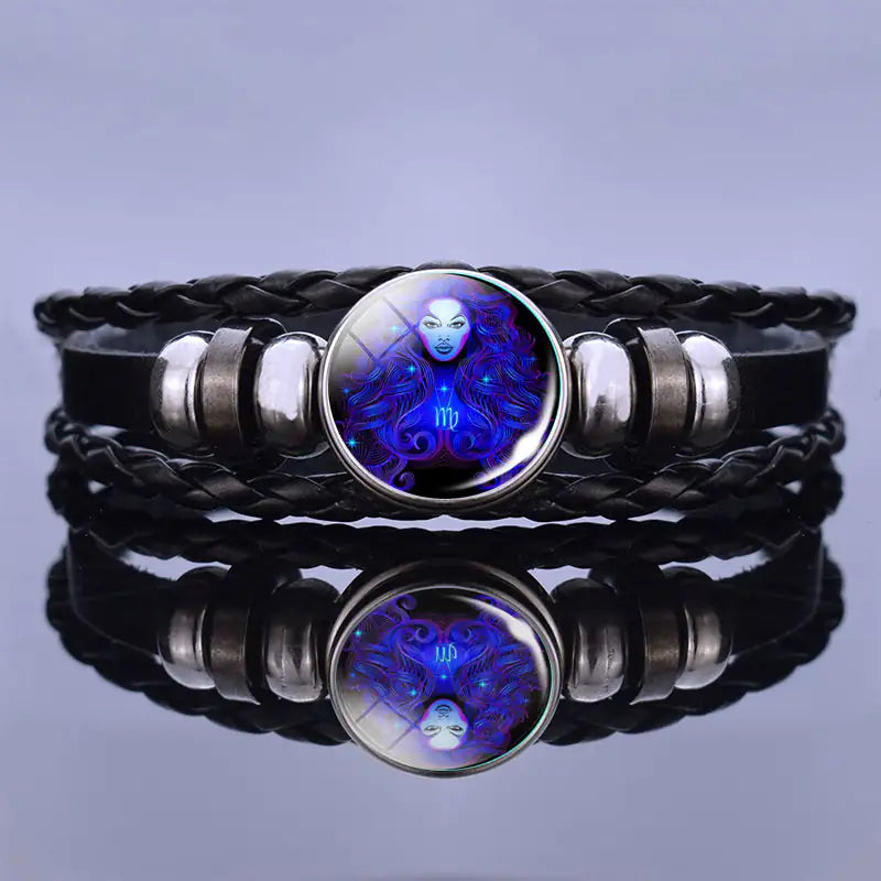 Glow in the dark Zodiac Guardian Bracelet: Align with the stars