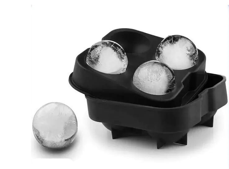 Silicone Ice Mold, Ice Cube Trays Reusable Ice Cube Maker with Lid