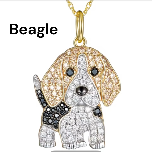 Dog Breed Necklace for women - Puppy charm, Easy closure for women