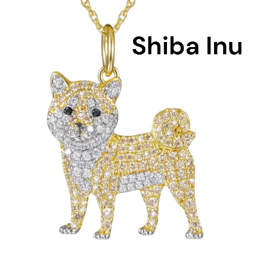 Dog Breed Necklace for women - Puppy charm, Easy closure for women
