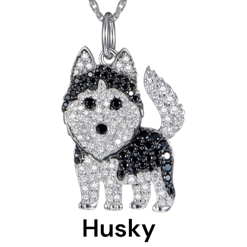 Dog Breed Necklace for women - Puppy charm, Easy closure for women