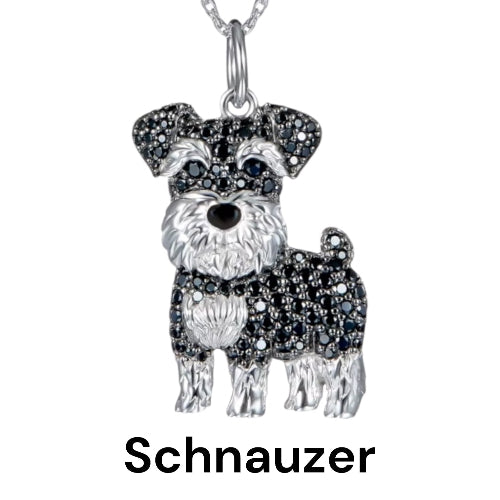 Dog Breed Necklace for women - Puppy charm, Easy closure for women