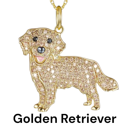 Dog Breed Necklace for women - Puppy charm, Easy closure for women