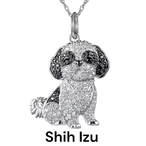 Dog Breed Necklace for women - Puppy charm, Easy closure for women