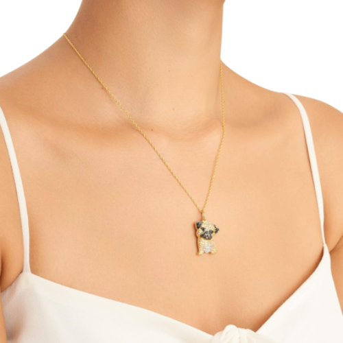 Dog Breed Necklace for women - Puppy charm, Easy closure for women