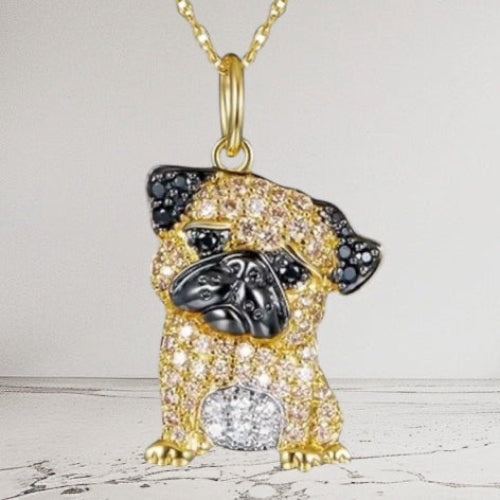 Dog Breed Necklace for women - Puppy charm, Easy closure for women