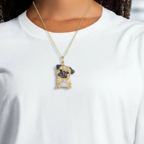 Dog Breed Necklace for women - Puppy charm, Easy closure for women