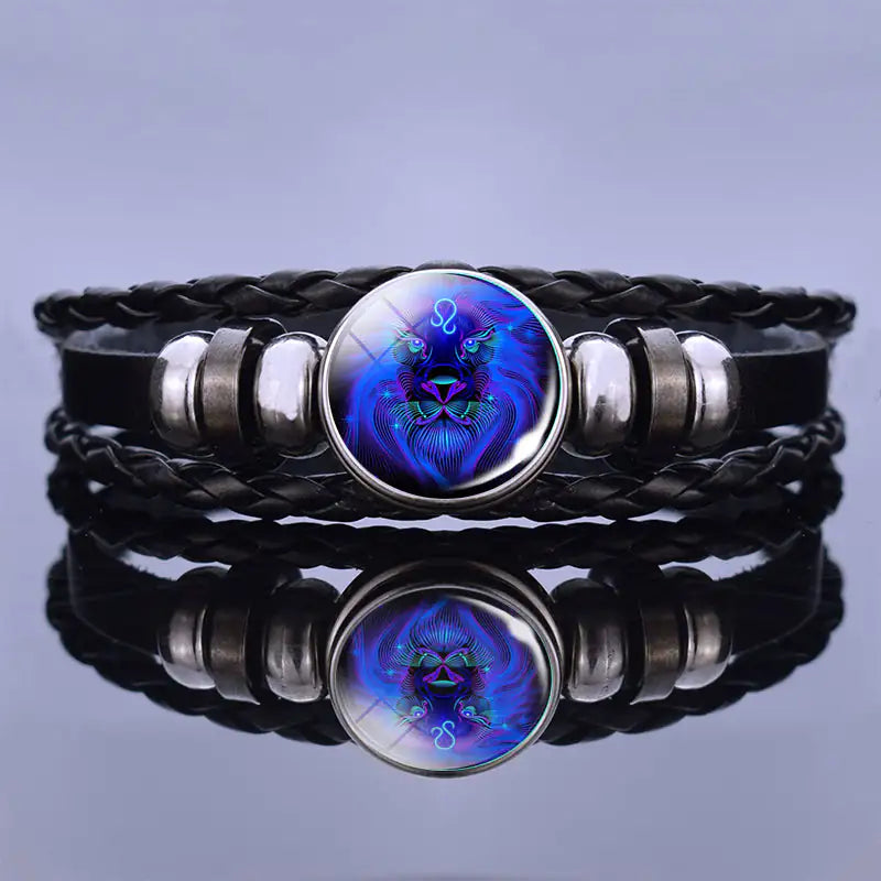 Glow in the dark Zodiac Guardian Bracelet: Align with the stars