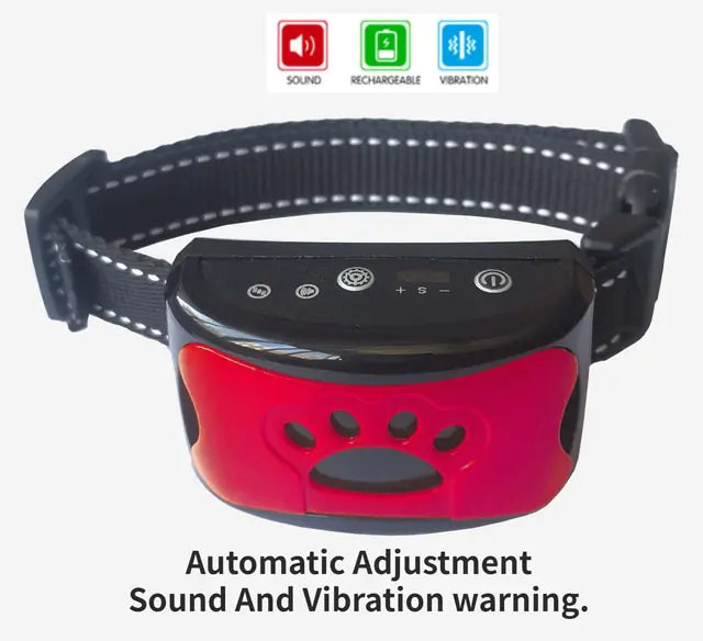 Dog Training Collar USB Rechargeable Ultrasonic Anti-Barking Dog Vibration Waterproof Collar
