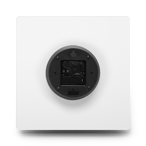 Young Adventurers Hanging Square Clock - Black Art Design Clock