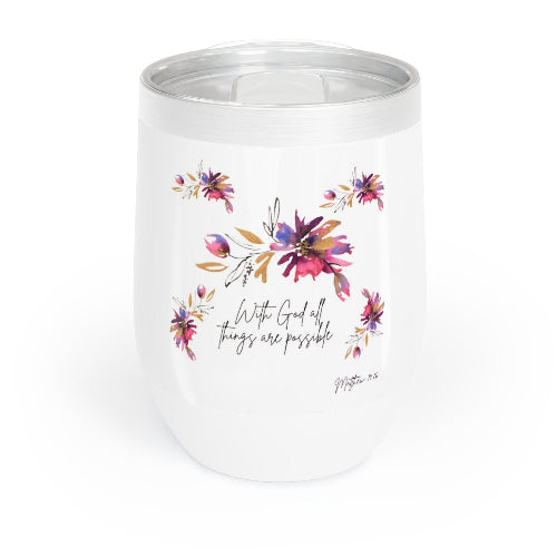 Triple-Insulated Stemless Wine Tumbler 12 oz – Spill-Proof, Non-Slip, Travel-Friendly Cup