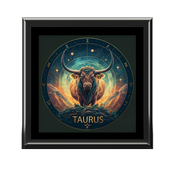 Taurus Zodiac Sign Jewelry Box - Gift for Taurus Lovers