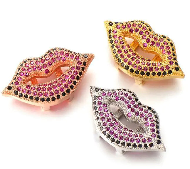 Glamorous Gemstone Lip Charms