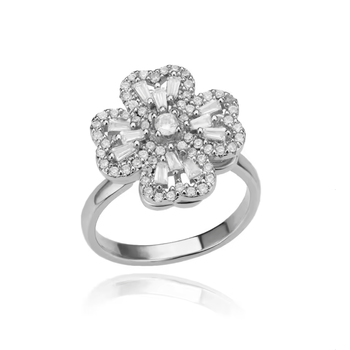 Lucky Clover Spinner Ring