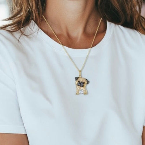 Dog Breed Necklace for women - Puppy charm, Easy closure for women