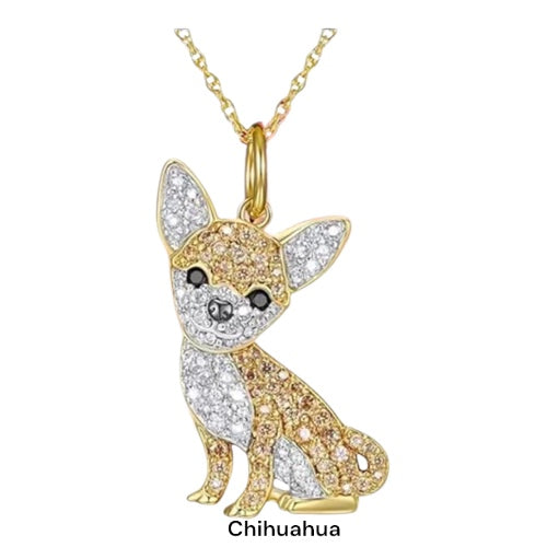 Dog Breed Necklace – Adorable Puppy Charm
