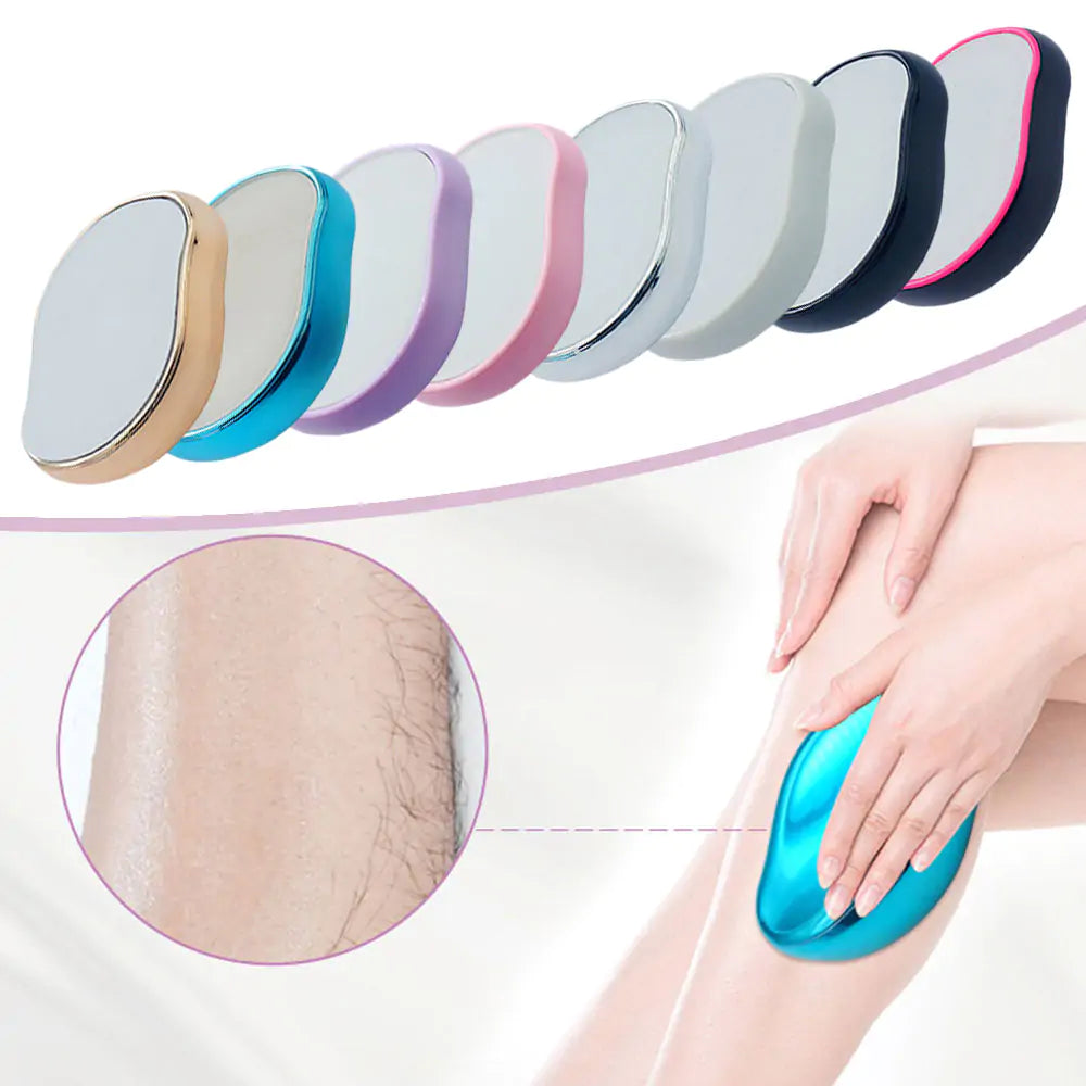 Crystal Hair Eraser for Women and Men, Crystal Hair Removal Painless Exfoliation, Hair Remover Tool for Arms and Legs