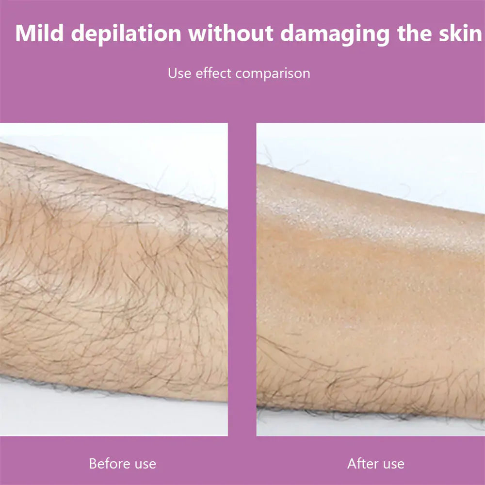 Crystal Hair Eraser for Women and Men, Crystal Hair Removal Painless Exfoliation, Hair Remover Tool for Arms and Legs